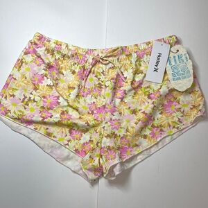 Womens Hurley Beach Bloom 2.5” Swim Shorts Medium NWT